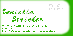 daniella stricker business card